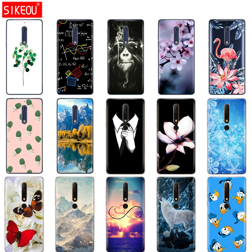 Silicone case for Nokia 5 3 6 7 8 9 2017 nokia 2018 6.1 3.1 2.1 5.1 soft tpu phone back cover full 360 protective coque |