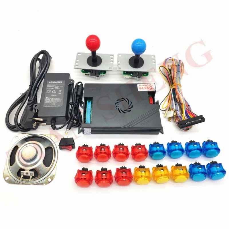 Pandora Box 9D 2222 Игровой Набор DIY аркадный комплект кнопочные джойстики аркадная машина комплект для дома, офиса с ручным управлением