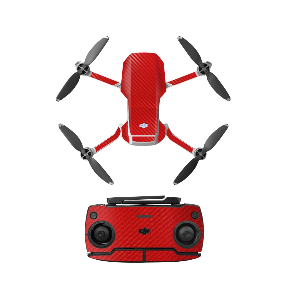 ПВХ наклейки DJI Min красная/черная Водонепроницаемая Защитная пленка для пульта