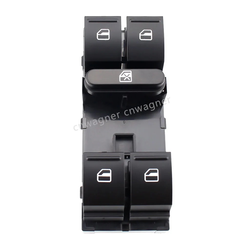 Für VW Passat B6 Elektrischer Hauptfensterschalter für Volkswagen Jetta Golf 5 6 MK5 MK6 GTI Tiguan 1K4959857A