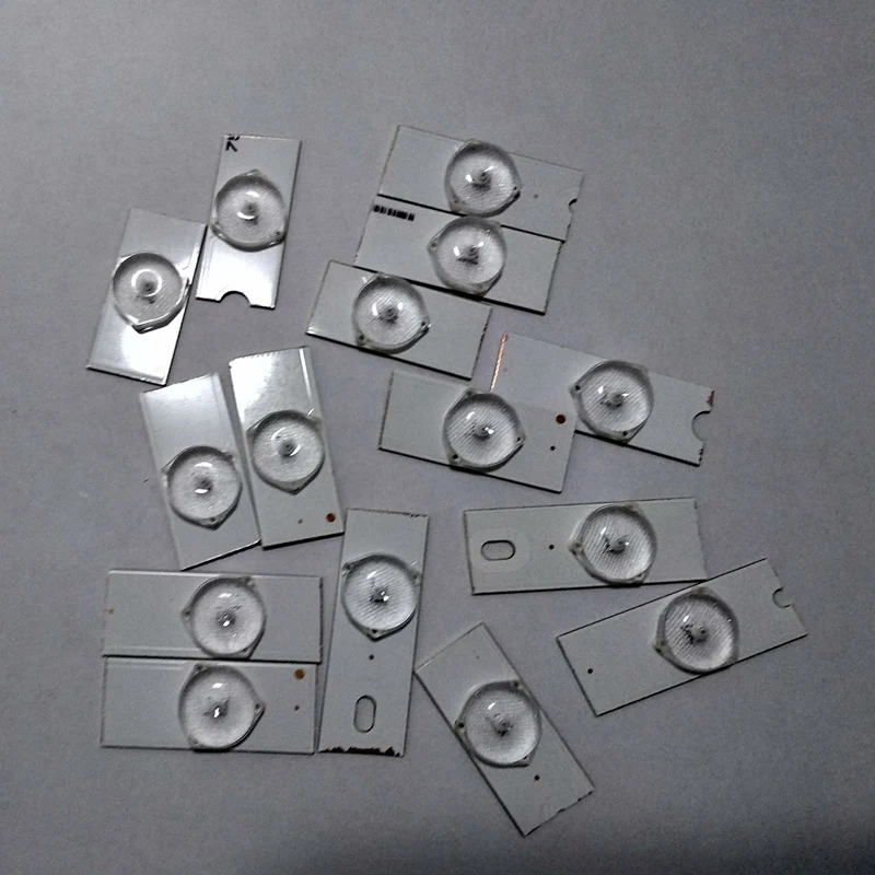 AABB-100Pcs 6 В/3 в SMD лампы с оптическим объективом Fliter для 32-65 дюймов светодиодный телевизор ремонт(50 шт 6 В и 50 шт 3 В