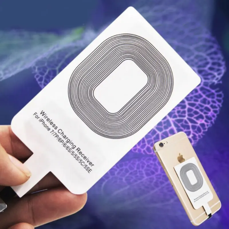 Qi беспроводной зарядный приемник Micro usb type C универсальное Быстрое беспроводное зарядное устройство для samsung huawei Xiaomi iPhone 7 8 6s Plus 5S