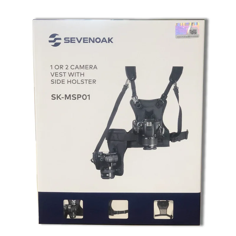 Sevenoak SK-MSP01 Carrier II Multi Dual 2 камера для переноски нагрудная система жилет быстрый ремень и боковая кобура для DSLR камеры