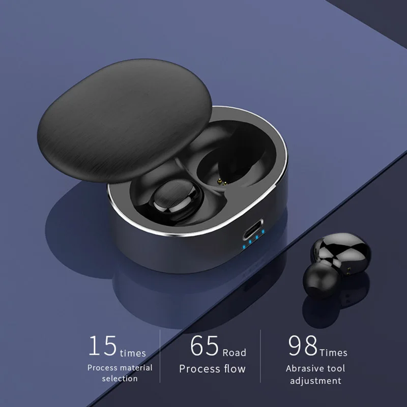 Bluetooth наушники TWS в ухо невидимые спортивные стерео беспроводные наушники с зарядным Pod ING-SHIPPING