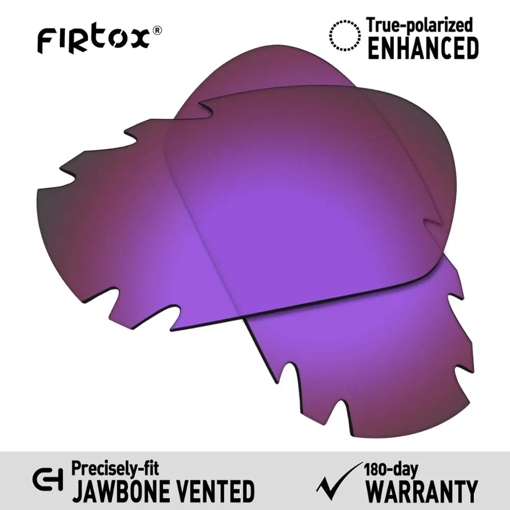 Purple-Anti Salt Firtox анти-Морская вода поляризованные Сменные рассеиватели для-Oakley Jawbone вентилируемый солнцезащитные очки(срок службы линзы только)-несколько Цвета - Цвет линз: Purple-Anti Salt