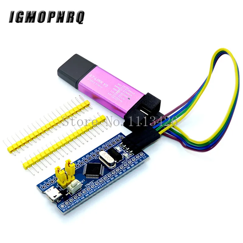 STM32F103C8T6 ARM STM32 минимальная системная макетная плата модуль для Arduino DIY Kit+ ST-Link V2 Mini STM8 симулятор загрузки