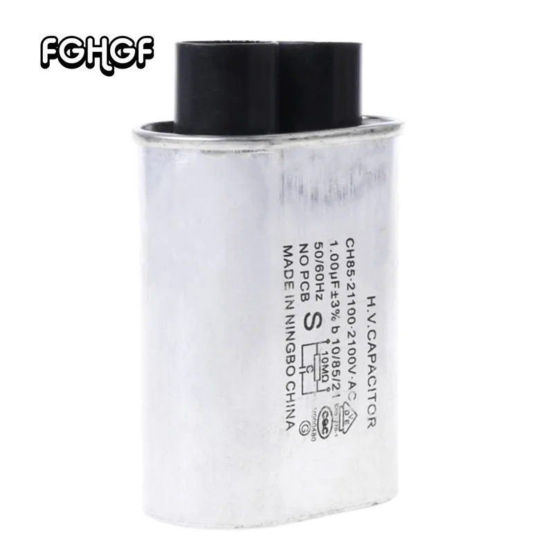 

CH85 AC 2100V Microwave Oven High Voltage HV Capacitor 0.90 MicronFarad Replacement Universal