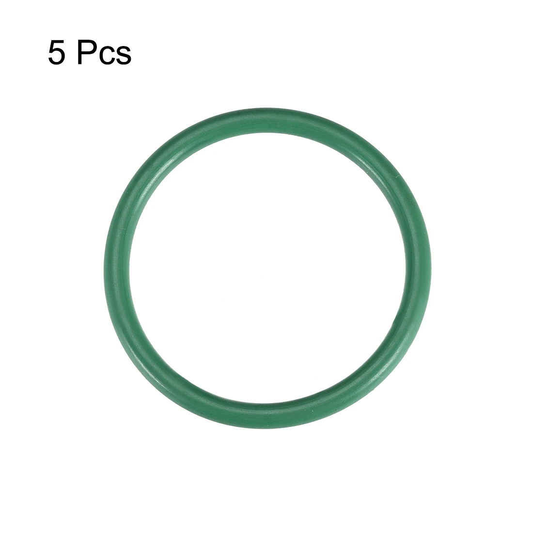uxcell 5Pcs Fluorine Rubber O Rings Seal Gasket Prevent Leaks in Plumbing Machinery Hydraulic and Pneumatic Repair Green