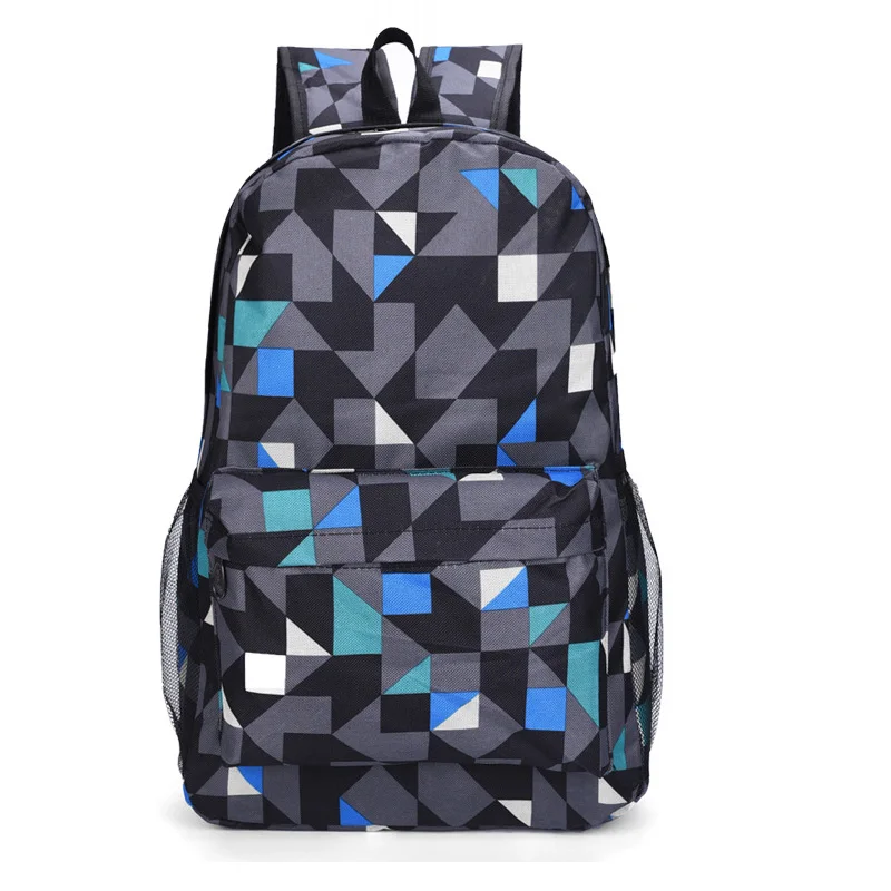 

Multi-graphic grain backpack casual comfort sports bag