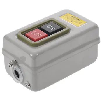 

Self Lock On/Off Latching Start Stop Power Pushbutton Switch 3P Screw Terminal 3.7kW 380V BS230B