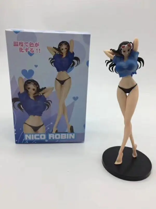 

Anime One Piece Robin Swimwear Stance Prize Figure Crane Machine Doll Garage Kit Model