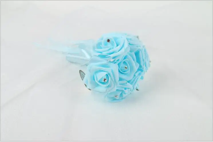 same as pic Свадебные букеты Свадебный букет цветов Искусственный Свадебный букет SPH148 - Цвет: same as pic