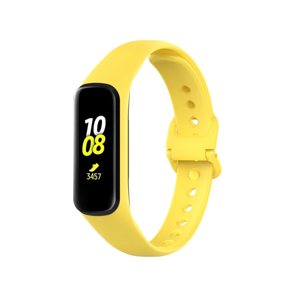 Серый Новое поступление силиконовый спортивный ремешок для часов для samsung Galaxy Fit-e SM-R375 смарт-браслет для мужчин и женщин Замена для мужчин t ремешок для R375 - Цвет: Серый