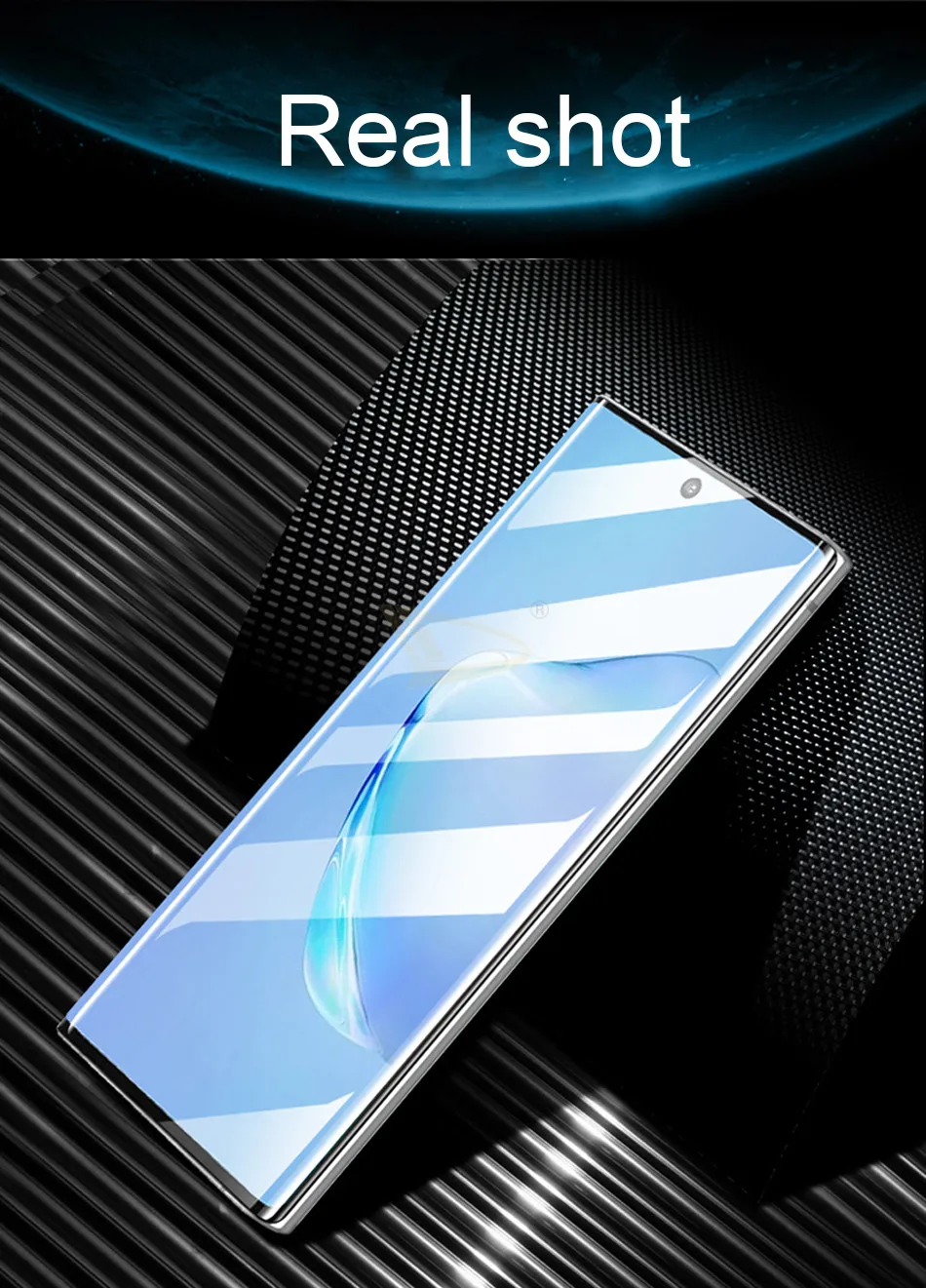 100D Защитная пленка для экрана из закаленного стекла для samsung Galaxy Note 10 Pro 8 9 S8 S9 S10 Plus S10E полная защитная стеклянная пленка