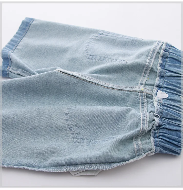 Children Printed Denim Shorts Children Casual Versatile Fashion Pants Male Baby Cool Jeans a Generation of Fat