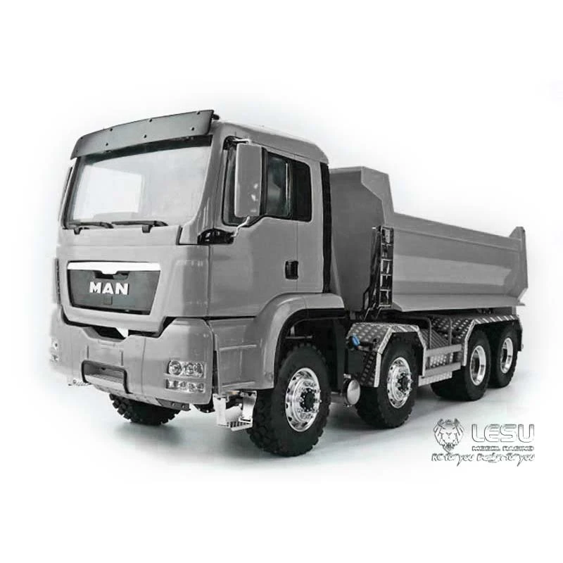 Lesu 1/14 8x8 Rc Hydraulic Dumper Truck 