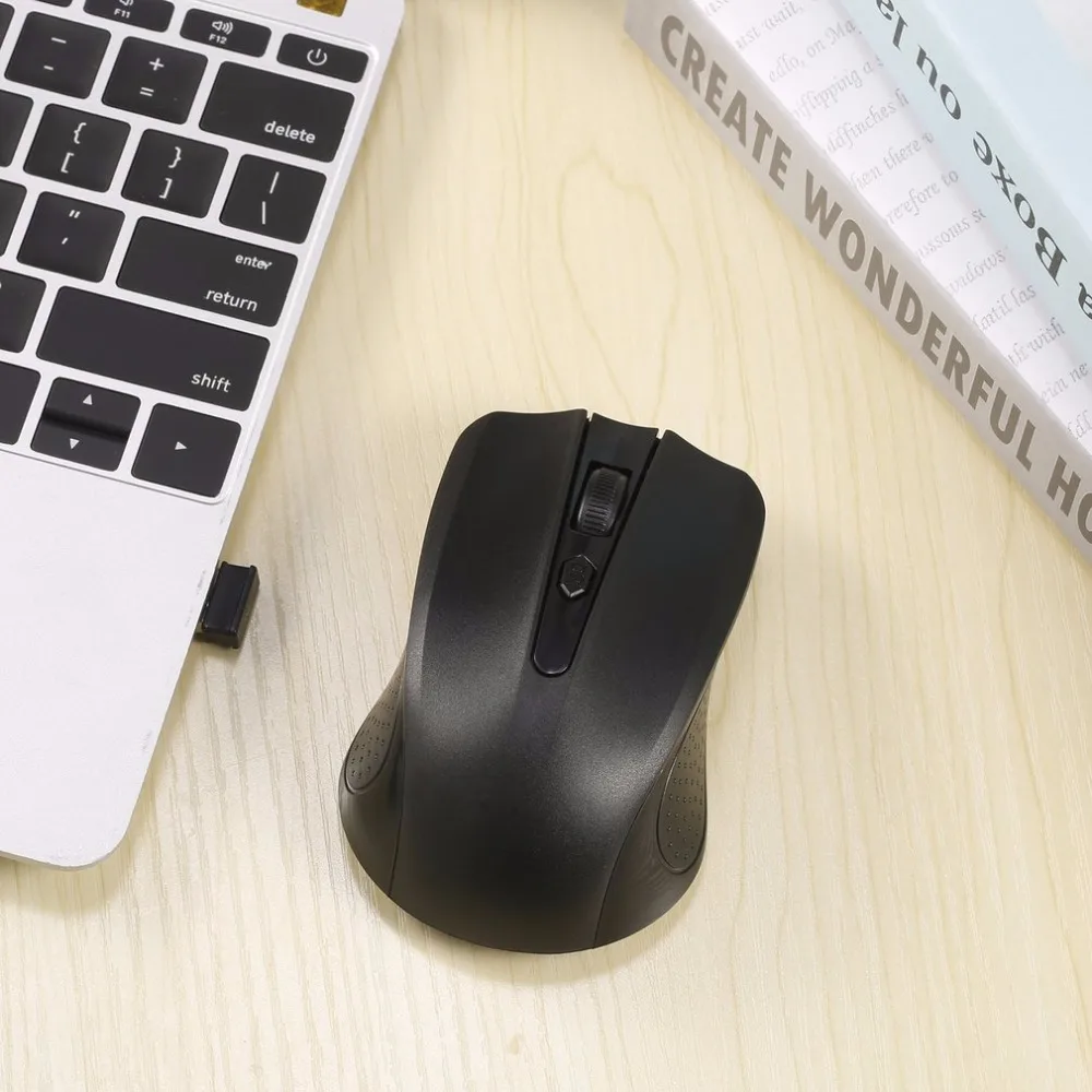 Геймерская игровая мышь, беспроводная мышь 2,4 ГГц, беспроводная мышь, 4 ключа, USB приемник, мыши для ноутбука, компьютера, дропшиппинг, sem fio