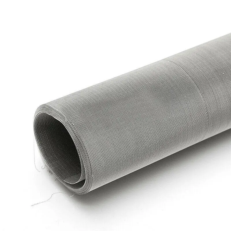Stainless Steel Filtration Woven Wire Screen Dry Ice Pollen Water Oil Screen Filter 200 Mesh 12X24 Inch