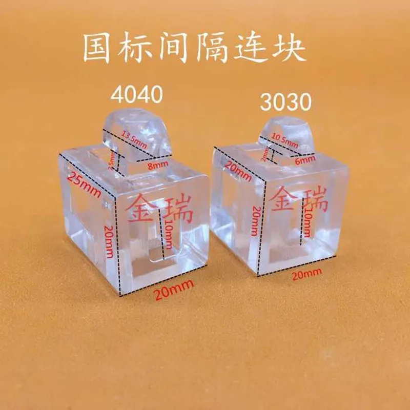de vidro fixo acrilico 3030 4040 4545 2020 20pcs 02