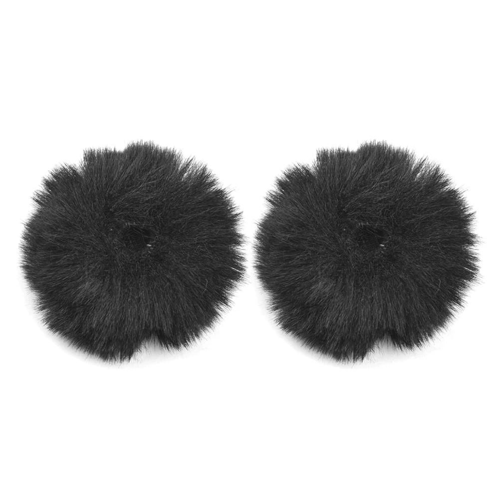 Clip-on Lavalier Microphone Windscreen Furry Windshield Mic Muff Compatible with Boya M1 and Other Most Lapel Microphones 