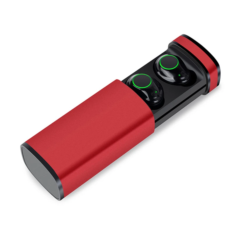 X23 TWS беспроводные наушники Bluetooth 5,0 водонепроницаемые наушники гарнитура со спортивным бегом наушники для смартфона handsfree draadloze oordopjes cascos inalambrico bluetooth ecouteur bluetooth sans fil fone de - Цвет: Красный