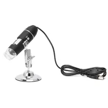 1600X USB цифровой микроскоп камера эндоскоп 8LED Лупа с металлической подставкой 94 шт