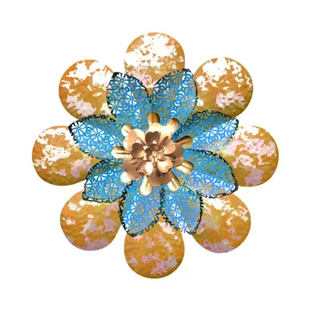 

Garden Home Hanging Metal Flower Living Room Office Crafts Wall Decor Balcony Bedroom Porch Indoor Outdoor Sculptures Patio