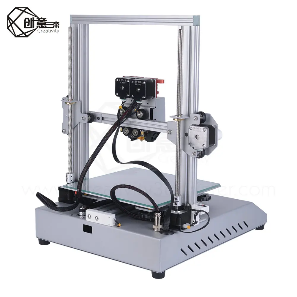 Творческий C01 двухцветный 3D принтер i3 типа размер печати 250 мм * DIY kit 3dprinter|3D