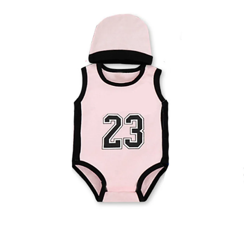 Cotton Romper Newborn Baby Boy Girl 1-24 months Jumpsuits + Hat 2pcs Toddler costume Set