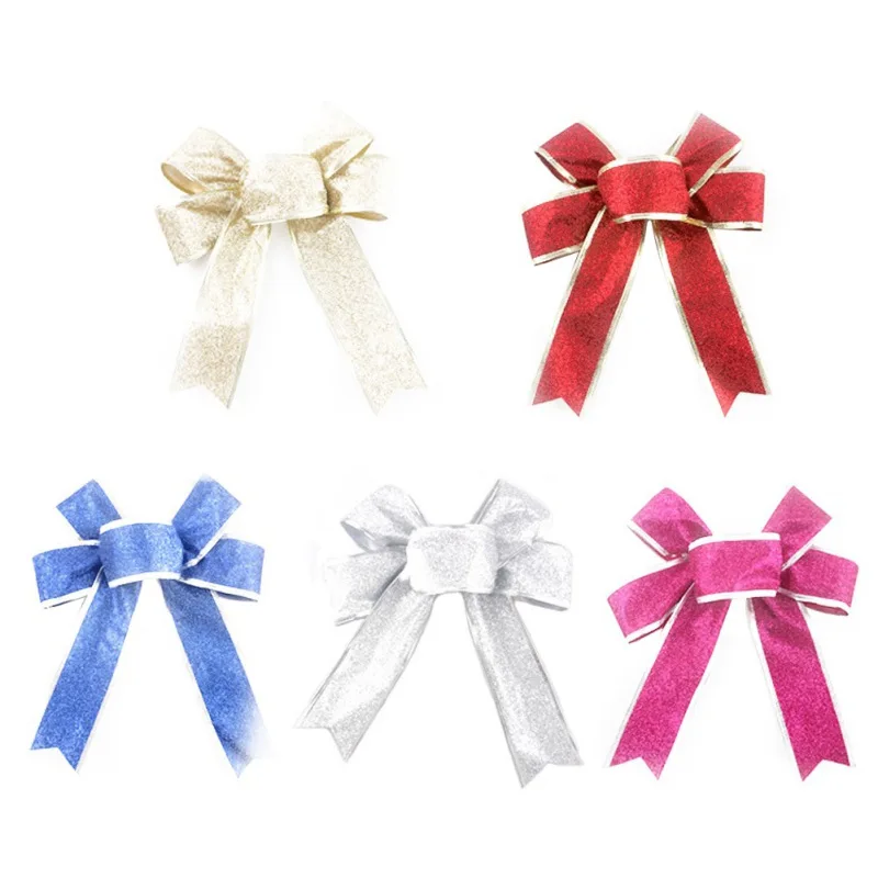 2-Inch Glitter Metallic Ribbon Sewing Gift Wrapping Card Making Floral Arrangement DIY Bow Craft Supplies | Дом и сад