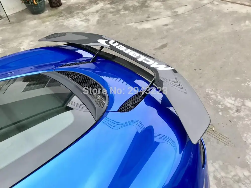 Для mlaren 570S 540C 570GT NOVITEC стильные автомобильные аксессуары высокого качества из настоящего углеродного волокна задний багажник спойлер крыло украшение