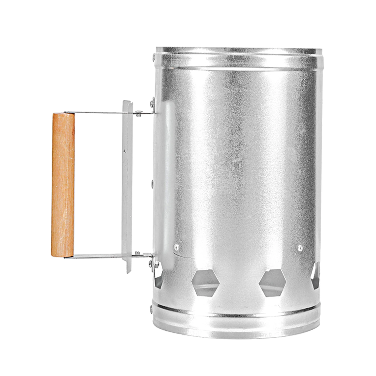 Barbecue Tools With Handle Ignition Anti Slip Outdoor Camping Carbon Chimney Starter Fire Grill Charcoal Fast Stove Barrels 6