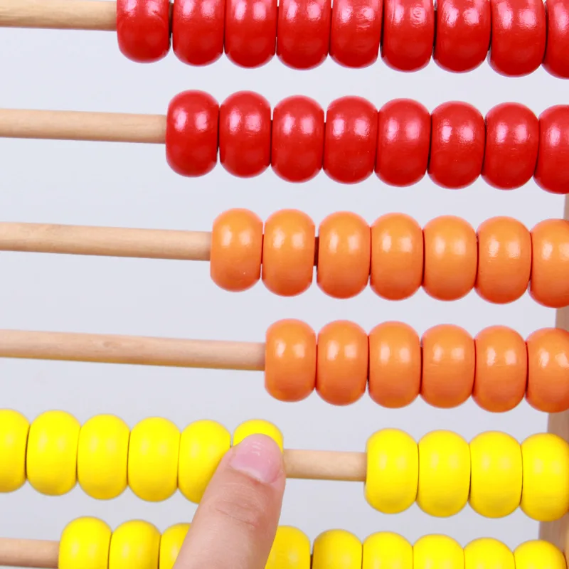 Деревянный многофункциональный Abacus обучающая подставка Монтессори игрушки счетные познавательные доски раннего образования математические игрушки для детей подарок