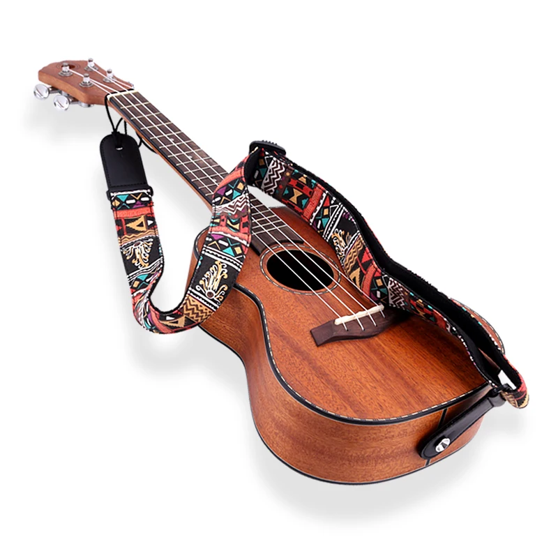 

Ukulele Strap Color Sling Cotton And Linen Knitted Straps Not Easily Deformed Ukulele Sling