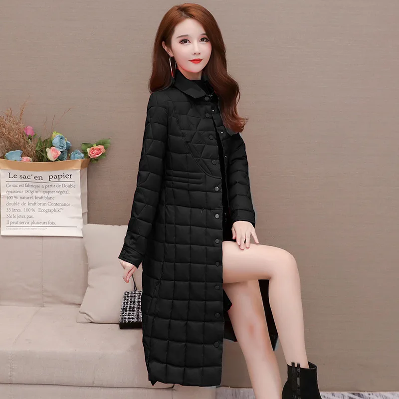

Cotton Overcoat Women's Mid-length Winter 2019 New Style Slim Fit Slimming Fashion Elegant Warm down Jacket Cotton-padded Clothe