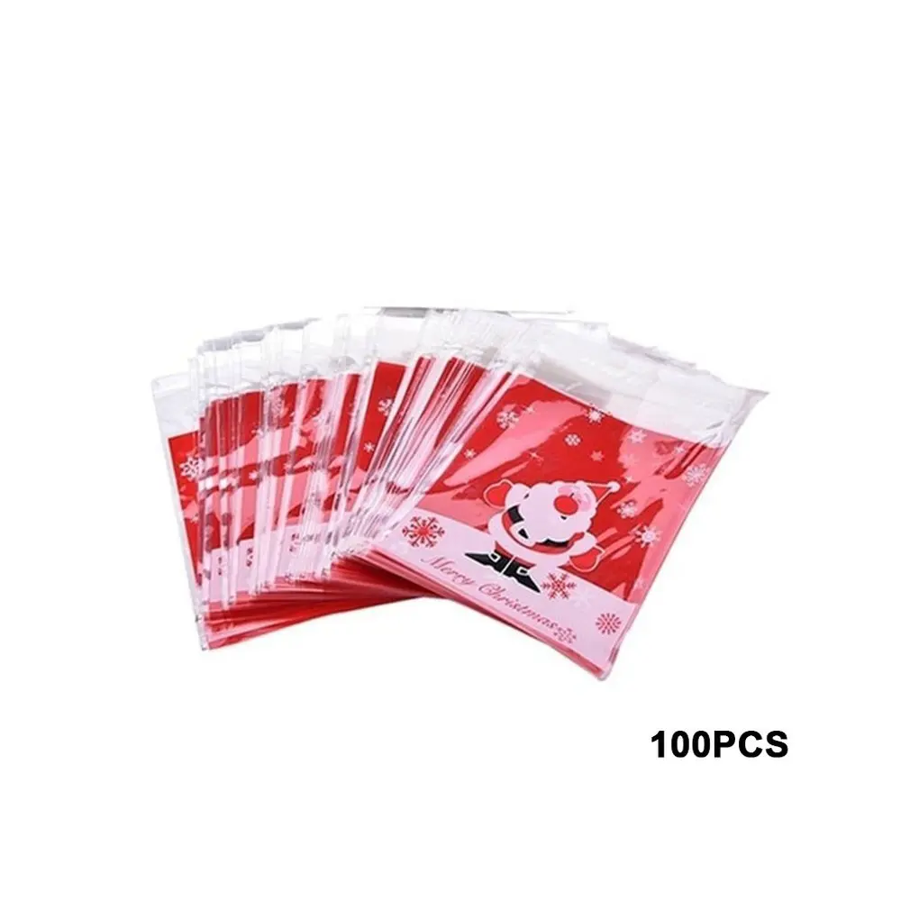 Рождественские Сумки для выпечки печенья сумки Dim Sum Конфеты Ziplock Сумки профессиональная Мода фестиваль Атмосфера