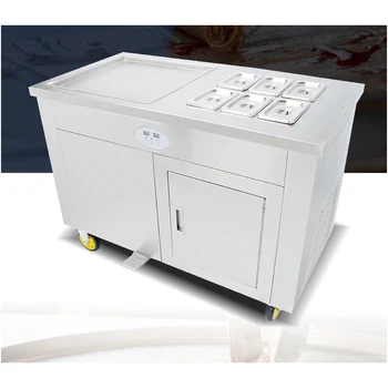 

Wholesale price double pan fried ice cream machine fried ice machine