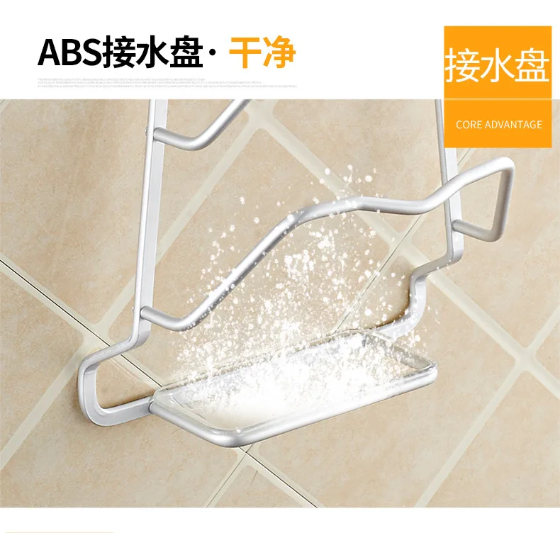 San jia hyundai Simple Kitchen Pot Cover Storage Rack Hole Punched Kitchen Shelves Multi-functional Wall Hangers Pot Cover Holde