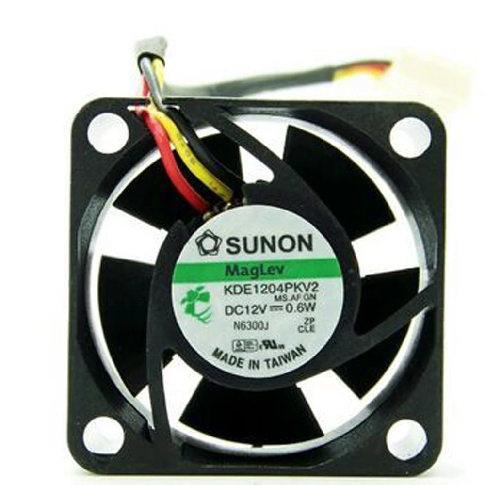 For SUNON KDE1204PKV2 4020 12V 0.6W 4CM silent cooling fan