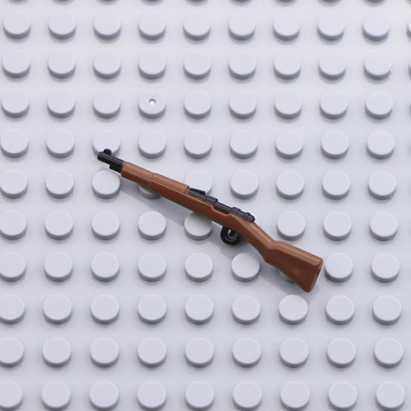 WW2 Military German Soldiers Building Blocks Set Army Officer Figure 98k Gun Printed Helmet Parts Compatible Brick Toys For Boys (12)