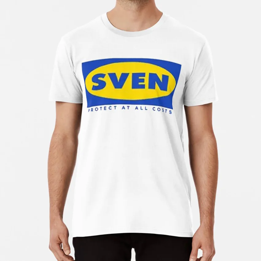 Белый PEWDIEPIE-Sven Merch рубашка/футболка с наклейками pewdiepie sven pewdiepie merch pewdiepie рубашка - Цвет: Белый
