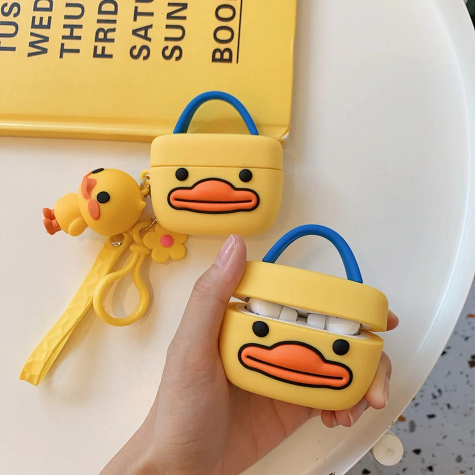 3D чехол для наушников для Airpods Pro Чехол Силиконовый Медведь Кролик поросенок Мультяшные наушники/Earpods чехол для Apple Air pods Pro 3 чехол кошка