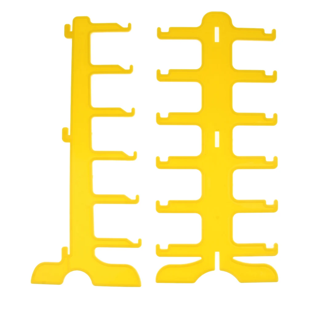 Plastic Sunglass Display Show Case Rack Shelf Eye glasses Show Stand Holder 6 Layer Jewelry Packaging