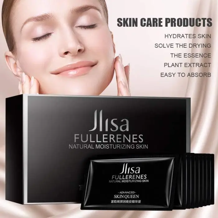 1 Набор/30 мешков увлажняющая Ночная эссенция для лица гладкие тонкие линии никотиamуход за кожей- MS
