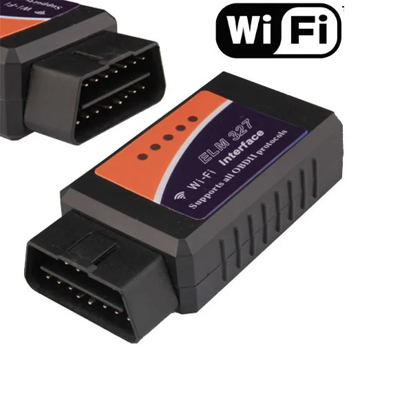 ELM327, Wi-Fi, Bluetooth, OBD2, OBDII, автомобильный диагностический сканер, считыватель кода, инструмент для Android, IOS, Windows - Цвет: Wifi