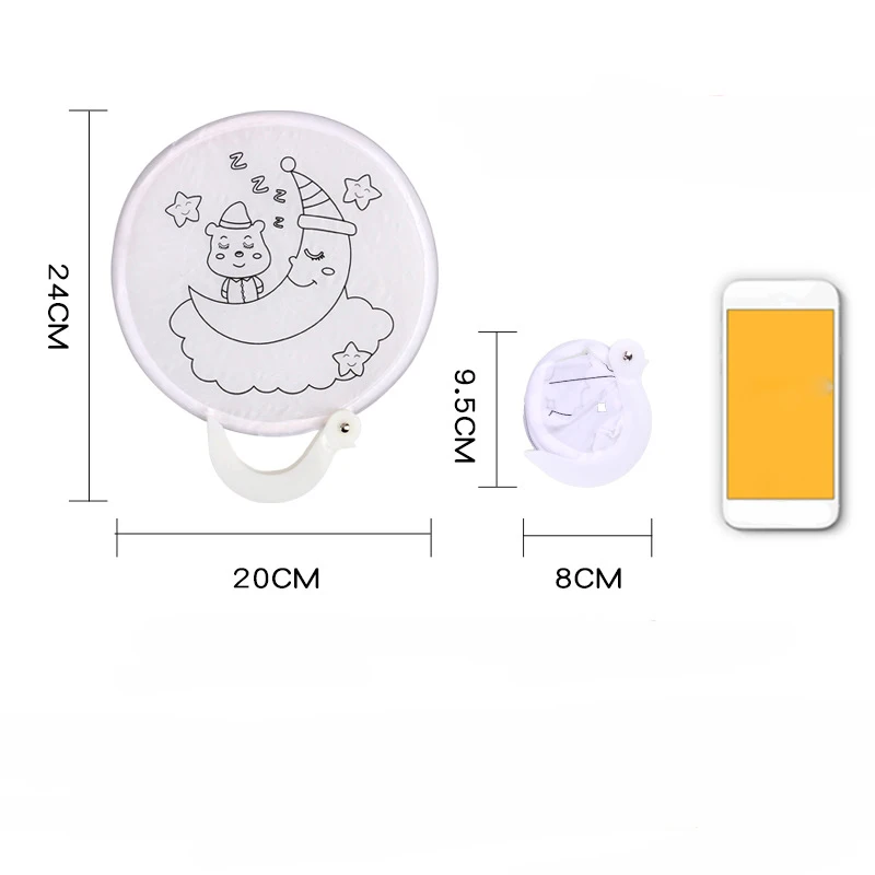 DIY граффити вентилятор игрушки для детей подарок девочек мультфильм животных