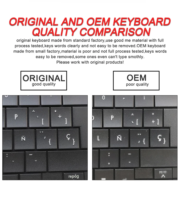 Teclado do portátil Inglês EUA para Asus