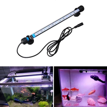 

Gako Aquarium Lighting Blue LED Light 19CM Waterproof Aquarium Holder Amphibious Submersible Lamp for Fish Tank Coral Reef
