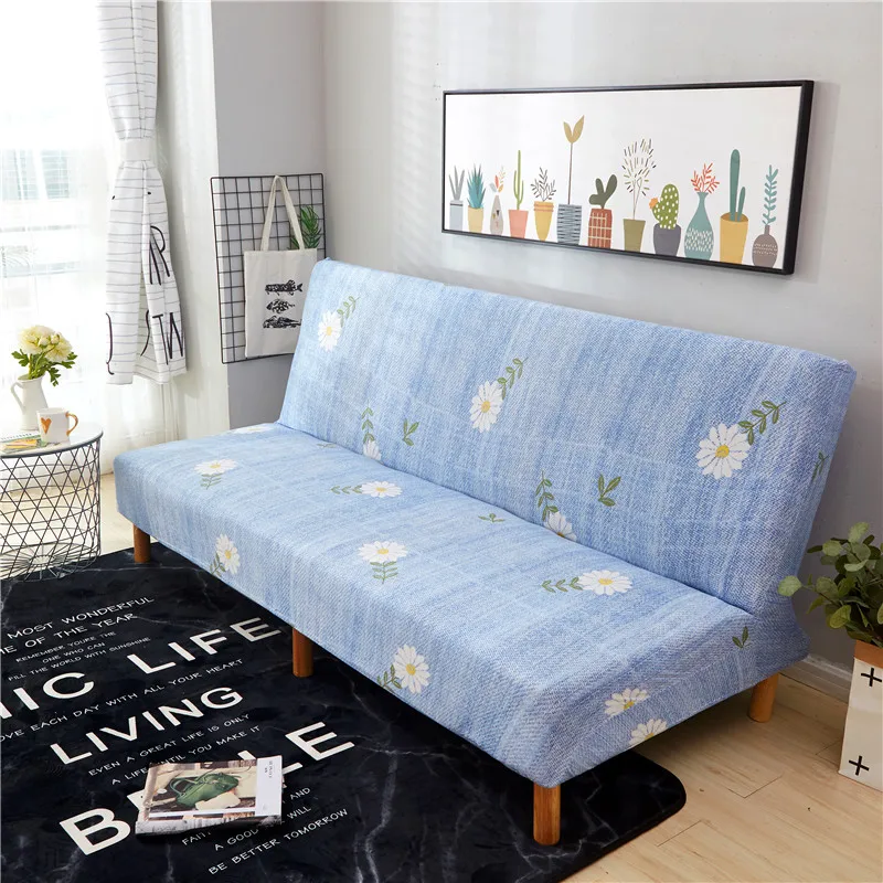 Секционные чехлы для диванов без подлокотников, Плотно закрытые Нескользящие чехлы для диванов, кровати 160-195 см, Funda De Sofa Tres Plazas