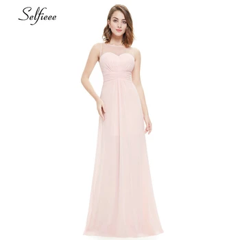 

Elegant Maxi Dress Women A-Line O-Neck Ruched Draped Sleeveless Party Dress Ladies Simple Chiffon Summer Dress Sukienki 2020